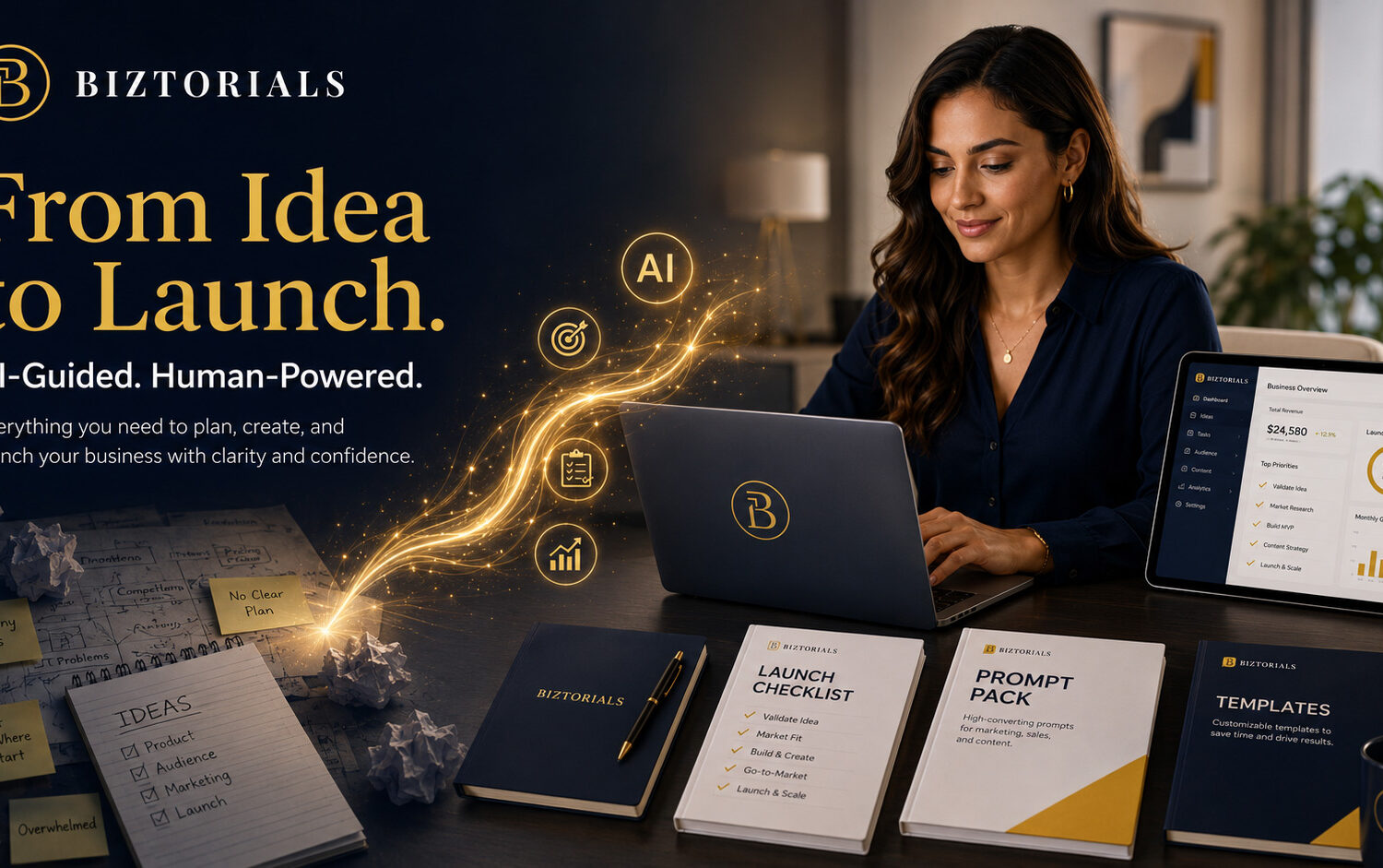 High-resolution branded image created by Biztorials, showcasing small business resources for entrepreneurs, side hustlers, and digital creators. Designed to highlight digital products, startup kits, or business education tools in a clean, modern style. Optimized for web, ads, and social media visibility.