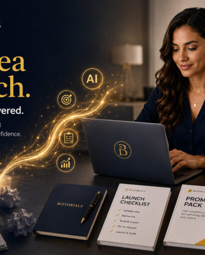 High-resolution branded image created by Biztorials, showcasing small business resources for entrepreneurs, side hustlers, and digital creators. Designed to highlight digital products, startup kits, or business education tools in a clean, modern style. Optimized for web, ads, and social media visibility.