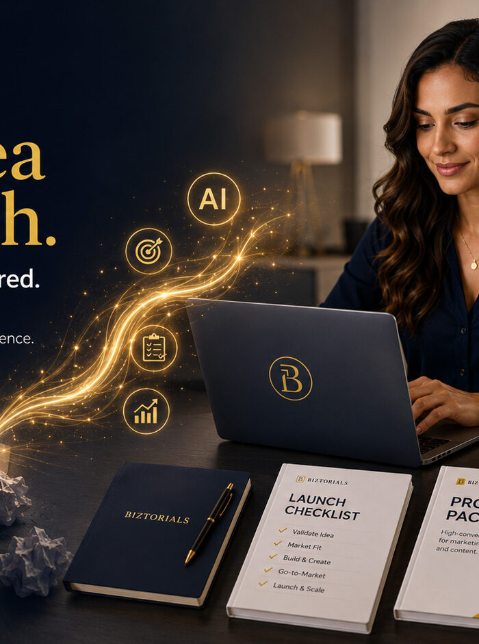High-resolution branded image created by Biztorials, showcasing small business resources for entrepreneurs, side hustlers, and digital creators. Designed to highlight digital products, startup kits, or business education tools in a clean, modern style. Optimized for web, ads, and social media visibility.